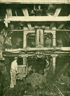 A Greathead Shield: Excavating a Tube Tunnel 1930. Creator: Unknown