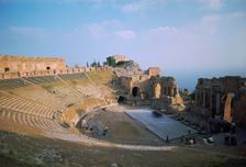 A Greco-Roman theatre at Taormina in Sicily, 2nd century