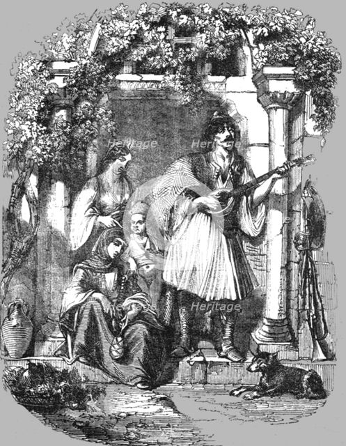 'A Greek Family', 1854. Creator: Unknown.