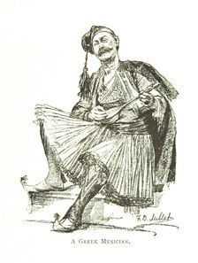 A Greek Musician, 1890. Creator: F. D. Millet