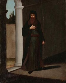 A Greek Priest, 1700-1737. Creator: Workshop of Jean Baptiste Vanmour