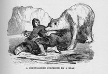 A Greenlander Surprised by a Bear c1927, (1928)