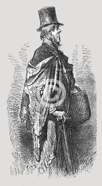 'A Greenwich Boat Traveller', 1872. Creator: Gustave Doré.