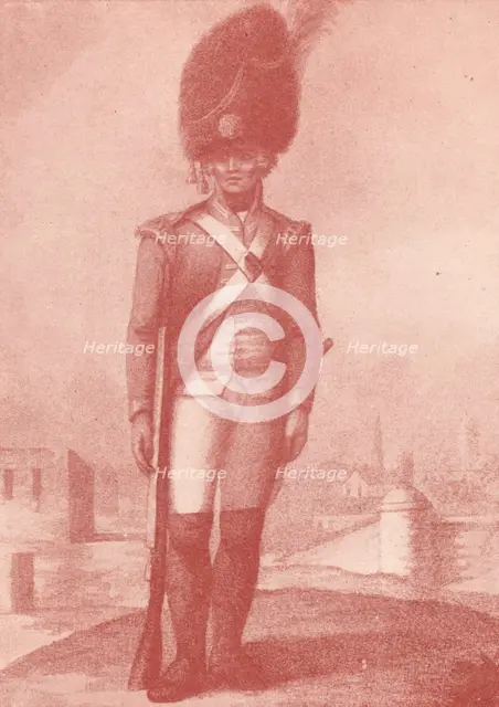 'A Grenadier (1791)', 1791 (1909). Artist: Francois David Soiron.