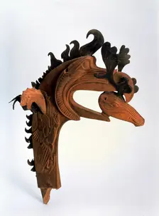 A griffin holding a deer's head (Terminal) 5th century BC