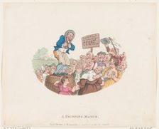 A Grinning Match, February 1, 1803., February 1, 1803. Creator: Thomas Rowlandson