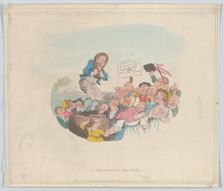 A Grinning Match, February 1, 1803., February 1, 1803. Creator: Thomas Rowlandson