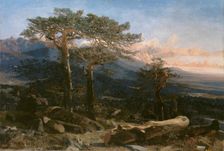 A Guadarrama Landscape, 1858. Creator: Martín Rico y Ortega