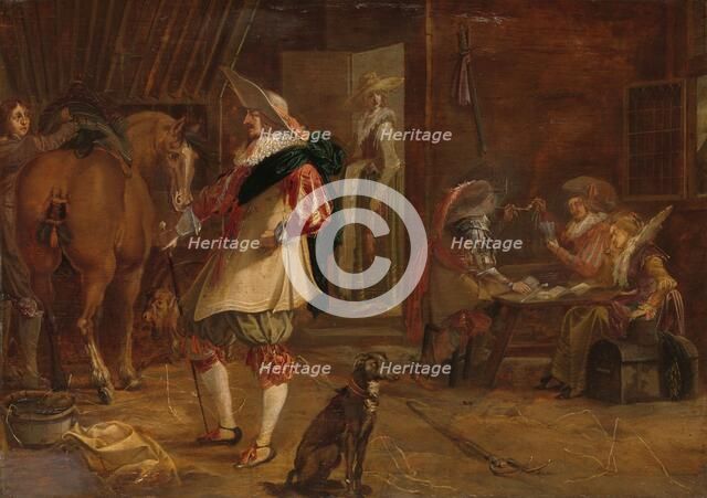 A Guard House, c.1635-c.1640. Creator: F Jansen.