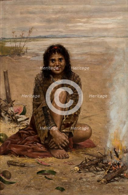 A Gypsy Woman, 1909. Creator: Antoni Kozakiewicz.