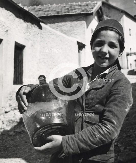 A gypsy boy, Trebinje, Bosnia-Hercegovina, Yugoslavia, 1939. Artist: Unknown