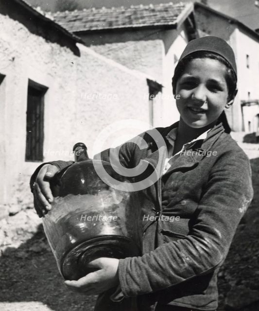 A gypsy boy, Trebinje, Bosnia-Hercegovina, Yugoslavia, 1939.  Creator: Unknown.