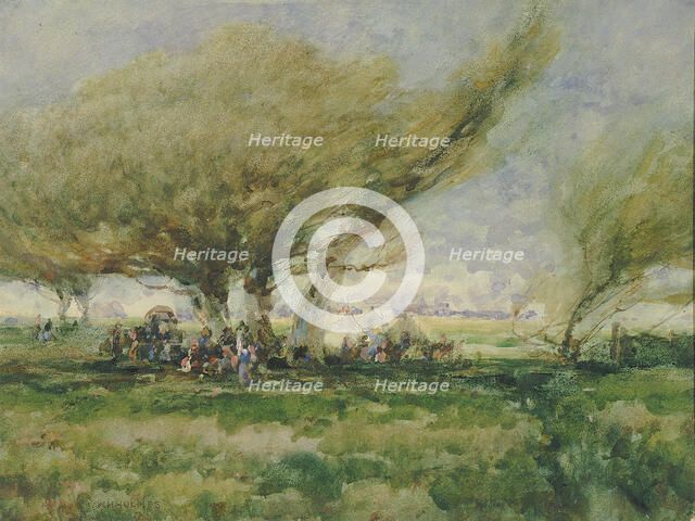 A Gypsy Camp, n.d. Creator: William Henry Holmes.