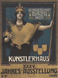 A.H. Schram: 35 Jahresausstellung der Genossenschaft Bildender Künstler im..., c1915. Creator: Ottokar Mascha