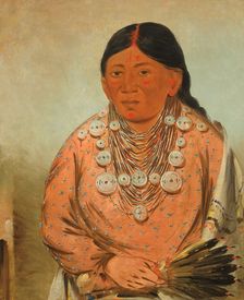 A'h-tee-wát-o-mee, a Woman, 1830. Creator: George Catlin