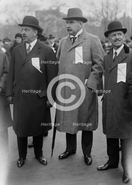 A.H. Wiggin & J.P. Morgan, 25 Oct 1917. Creator: Bain News Service.