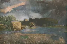 A Hampshire Haying c1891, (c1930). Creator: David Murray