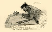 A Hansen, first officer on the Knivsberg 1898. Creator: Christian Wilhelm Allers