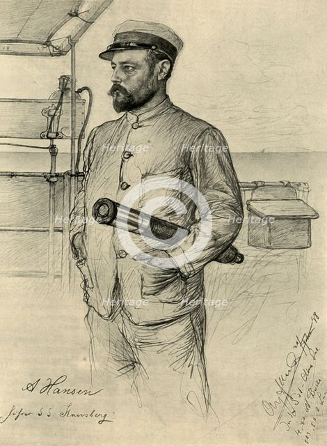 A Hansen, first officer on the 'Knivsberg', South China Sea, 1898.  Creator: Christian Wilhelm Allers.