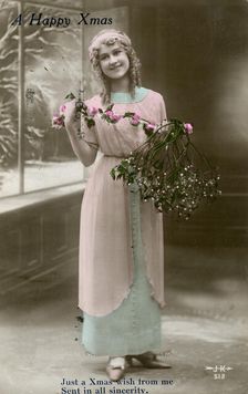 A Happy Xmas c1914.Artist: Ettlingers