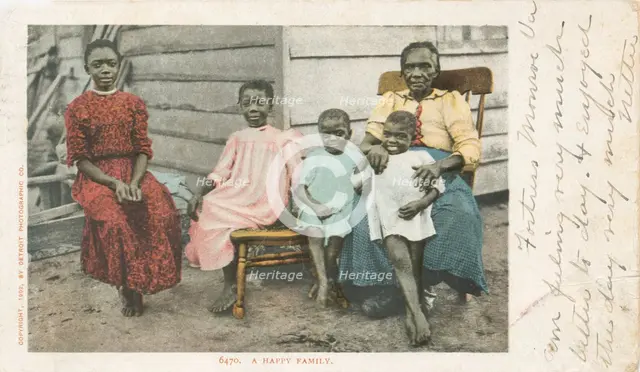 A Happy Family, 1902 - 1903. Creator: Detroit Publishing Company.