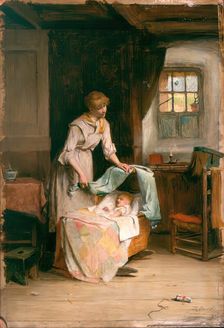 A Happy Home, 1875-1899. Creator: John Burr