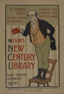 A happy idea [..] Nelson's new century library, c1895 - 1911. Creator: Unknown