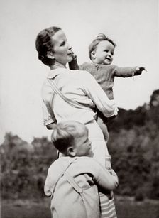 A Happy Mother, a National Socialist Ideal Germany, 1936. Creator: Unknown
