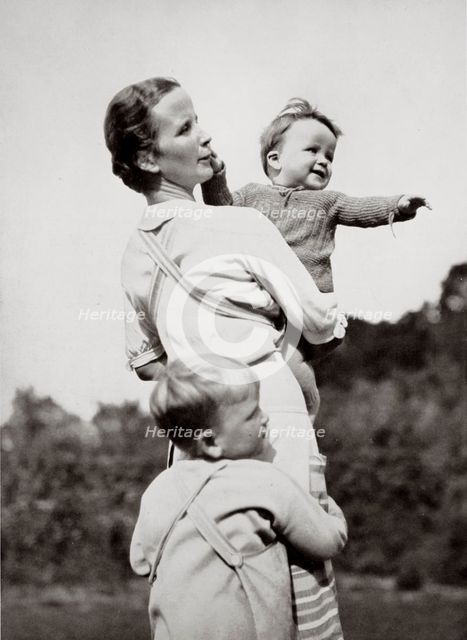 'A Happy Mother, a National Socialist Ideal', Germany, 1936. Creator: Unknown.