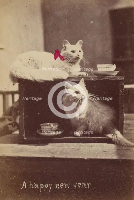 A happy new year, about 1865. Creator: Henry Pointer.