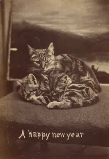 A happy new year, about 1865. Creator: Henry Pointer