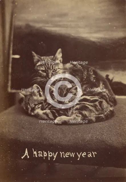 A happy new year, about 1865. Creator: Henry Pointer.
