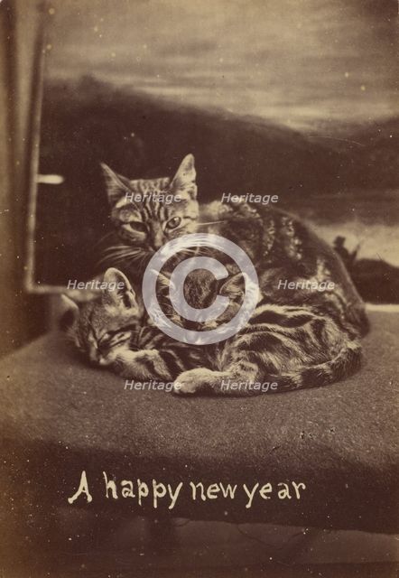 A happy new year, about 1865. Creator: Henry Pointer.