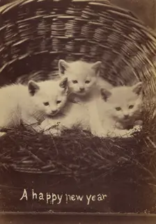 A happy new year, about 1865. Creator: Henry Pointer