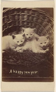 A happy new year, about 1865. Creator: Henry Pointer