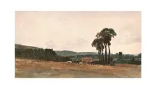 A Harvest Scene - an Outdoor Sketch (c1900). Creator: Unknown