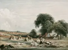 A Harvest Scene (c1900). Creator: Unknown