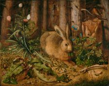 A Hare in the Forest, about 1585. Creator: Hans Hoffmann