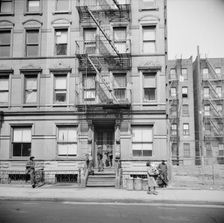 A Harlem apartment house, New York, 1943. Creator: Gordon Parks