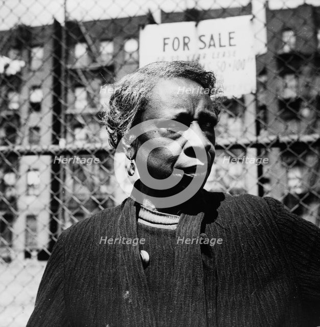 A Harlem resident, New York, 1943. Creator: Gordon Parks.