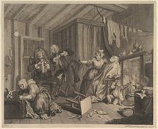 A Harlot's Progress, Plate 5, before April 1732. Creator: William Hogarth