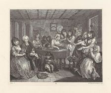 A Harlot's Progress. Plate 6: Moll's wake, 1732. Creator: Hogarth, William (1697-1764)