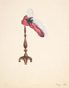 A Hat on a Stand, 1863. Creator: Auguste Félix