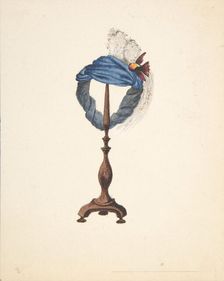 A Hat on a Stand, ca. 1865. Creator: Auguste Félix