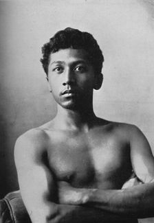 A Hawaiian youth, Honolulu, 1902