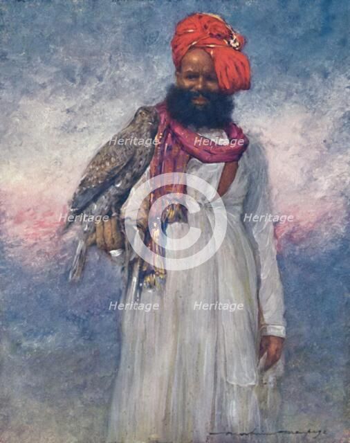'A Hawksman of Rajgarh', 1903. Artist: Mortimer L Menpes.