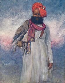 A Hawksman of Rajgarh 1903. Artist: Mortimer L Menpes