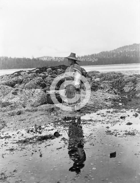 A hazy morning-Nakoaktok, c1910. Creator: Edward Sheriff Curtis.