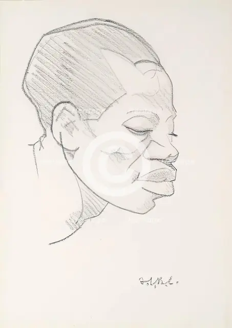 A Head, 1925-1937. Creator: Francis Campbell Bolleau Cadell.