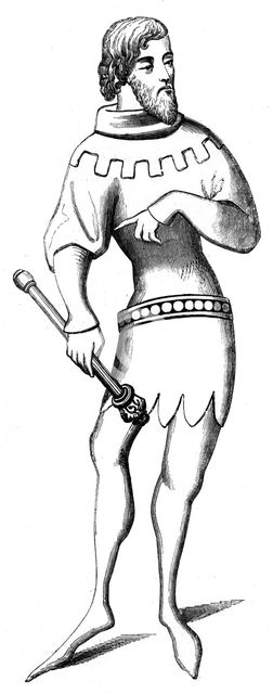A herald, 14th century (1849). Artist: Unknown